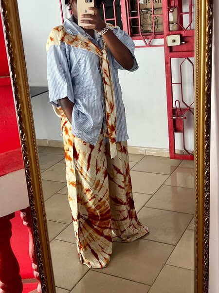 Ensemble fluide à motifs