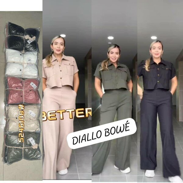 Costume pantalon chic femme