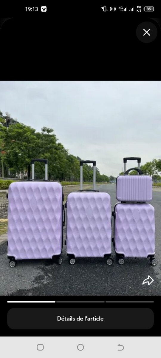 Ensemble Valises Polycarbonate