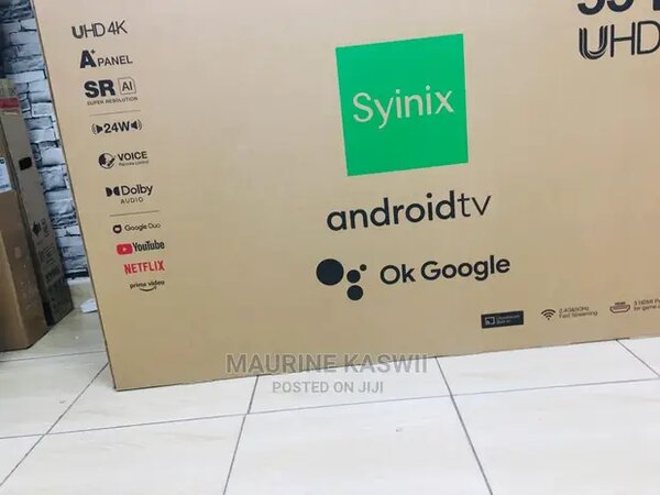 Quality syinix 55 4KHDR TV SMART ANDROID