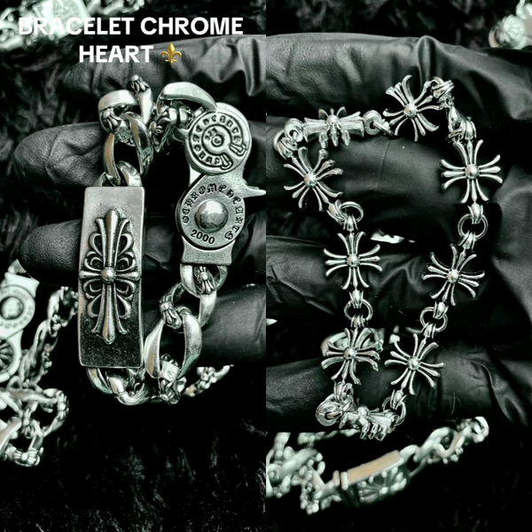 Chaine bracelet argent sculpté