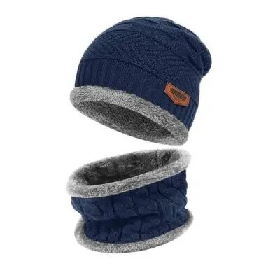 Unisex Super warm cap and neck warmer set