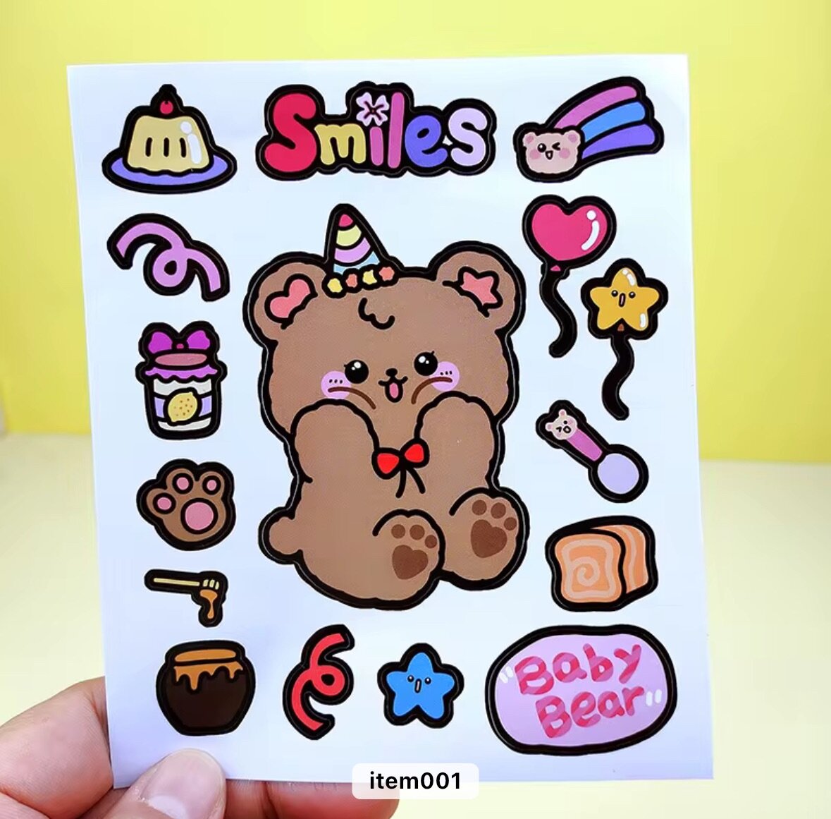 Autocollants mignons kawaii