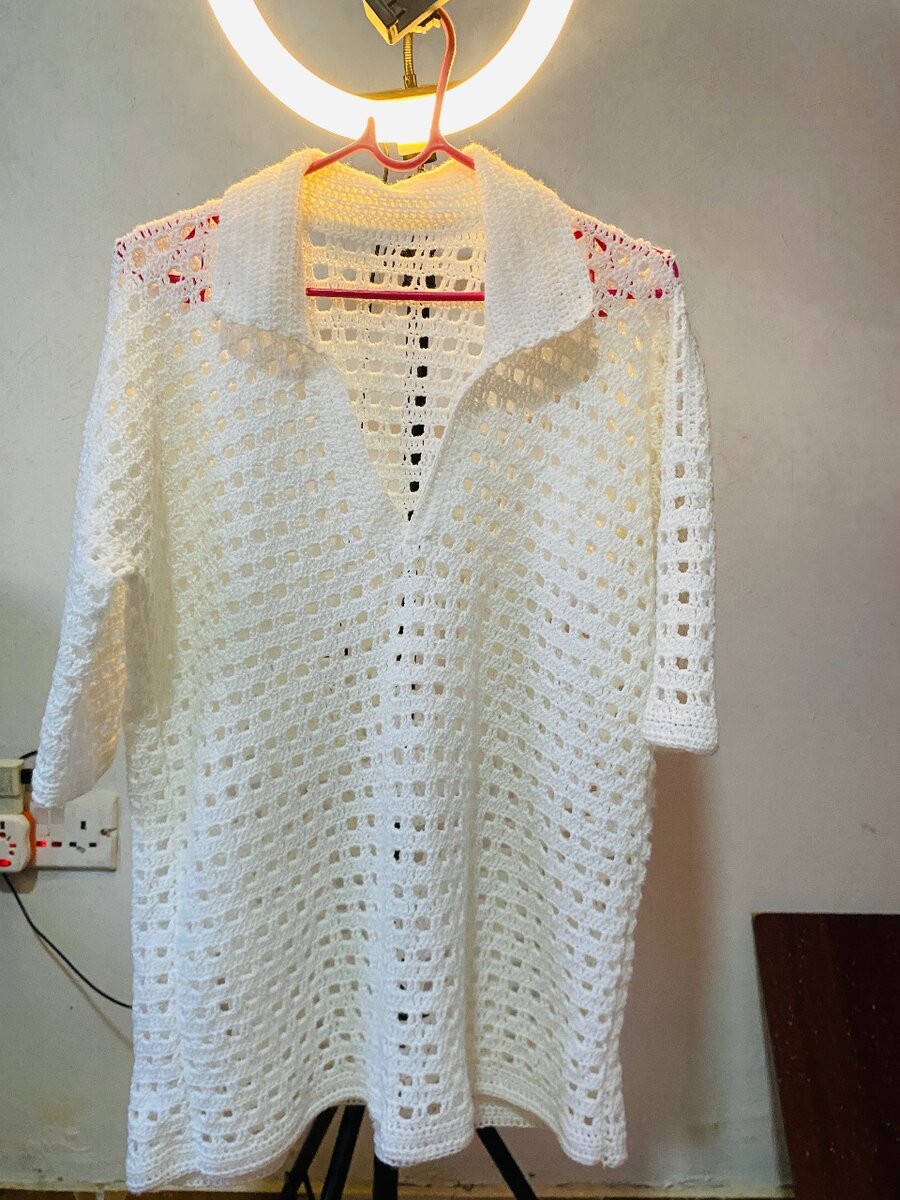 Crochet unisex shirt