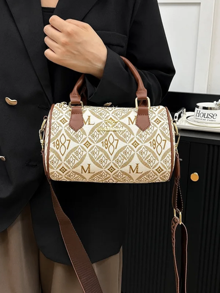 Sac à main cylindrique élégant