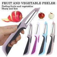Fruit Vegetable Peeler with Swivel Blade, Sharp Carrot Peeler Veggie Peeler Fruit Peeler Potato Peelers for Kitchen with Ergonomic Non Slip Handles, Pointed Design for Potato Eye Remove