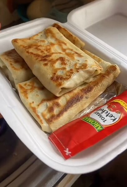 Crêpes jambon fromage