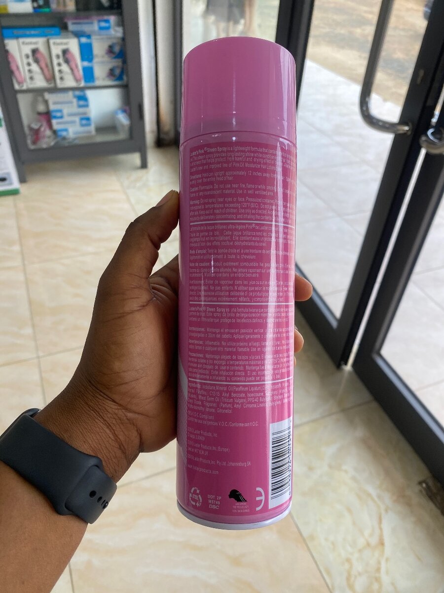 Lusters Pink Sheenspray