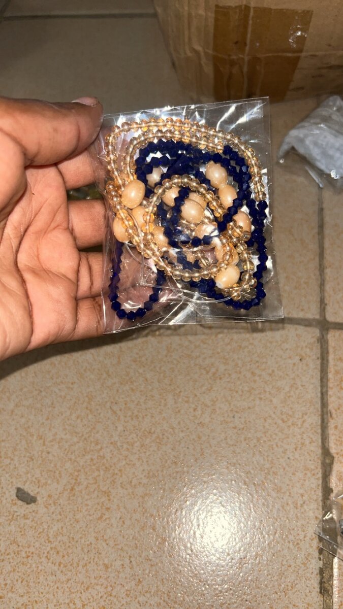 Bracelets en perles colorées