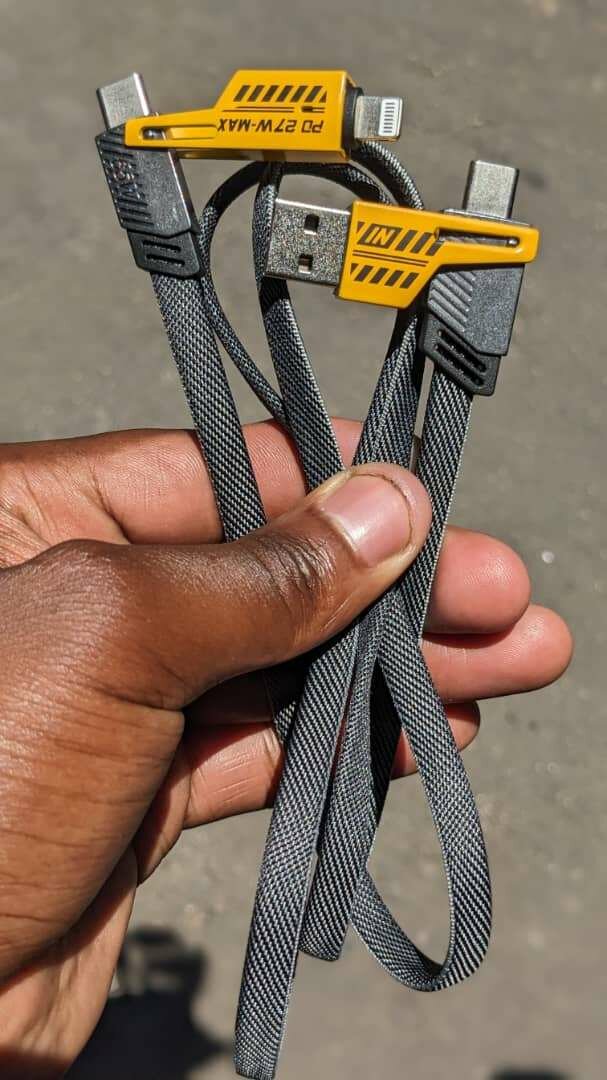 4 in 1 quality 100w phone charging cables