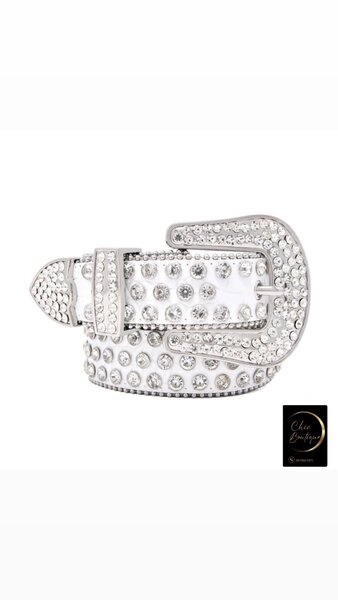 Ceinture strass élégante
