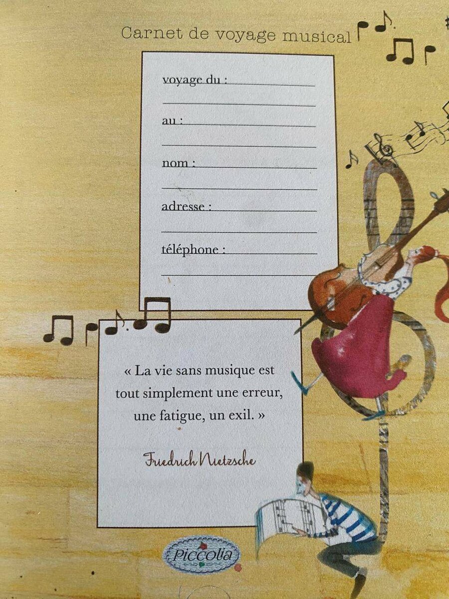 Carnet de Note Musical