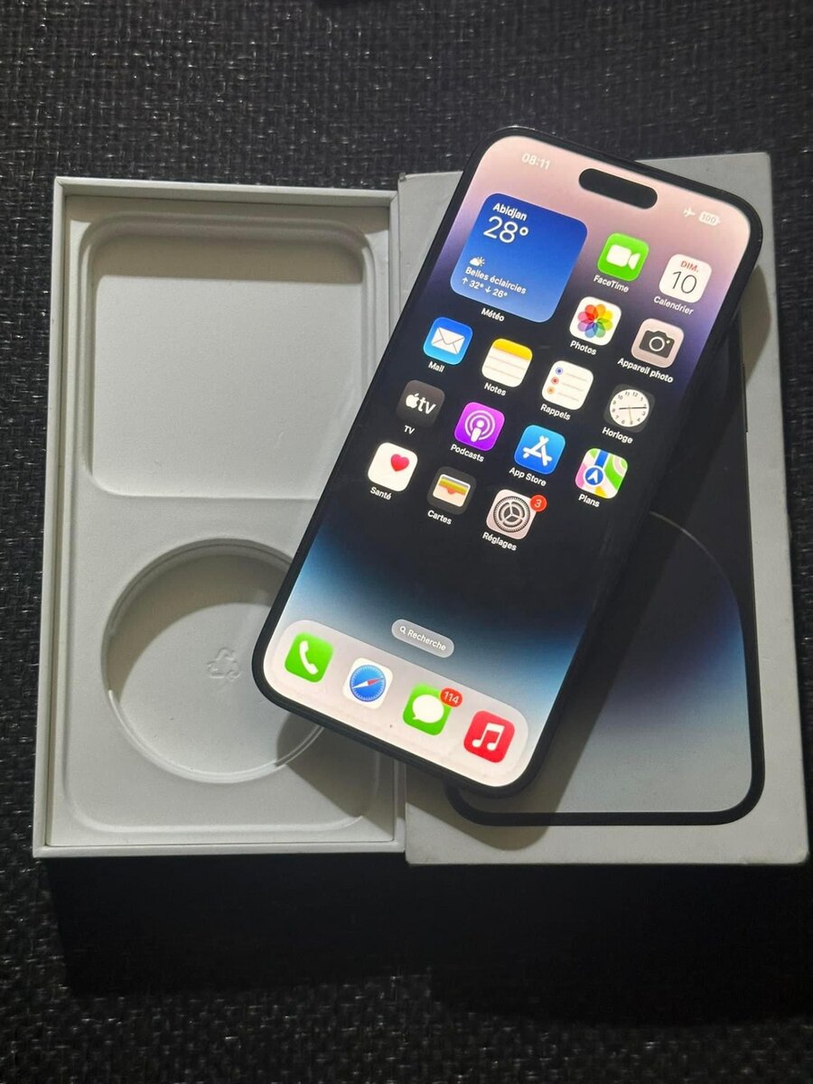 iPhone 14 pro Max 128gb avec carton