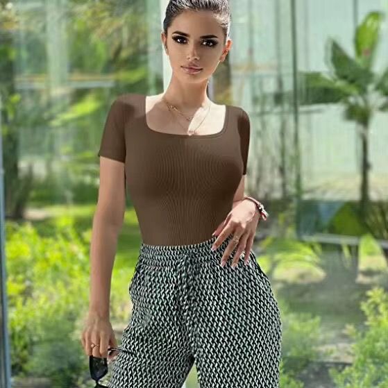 Body à manches courtes