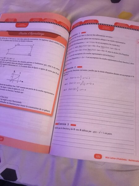 Cahier Mathématique 1ère D