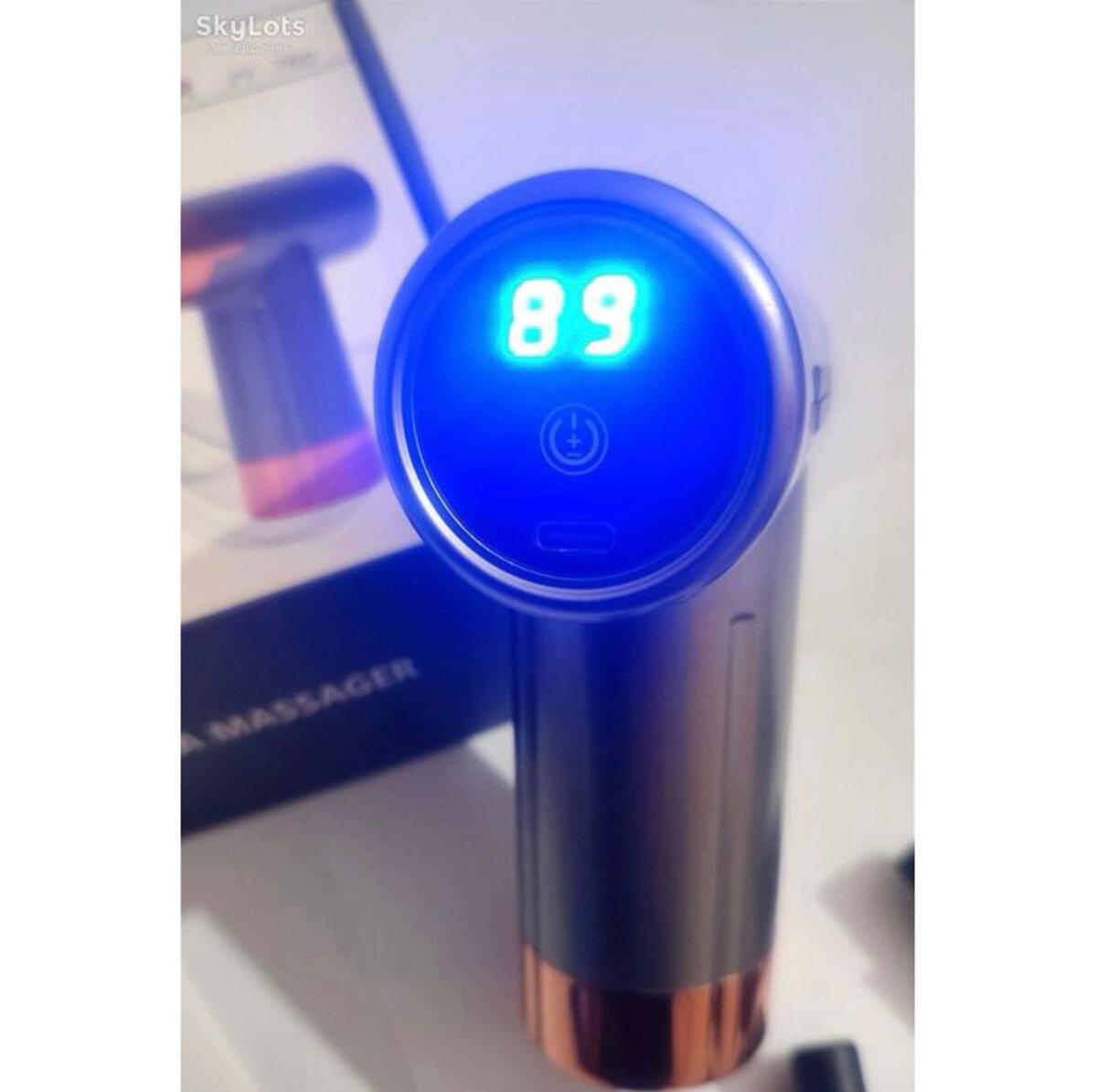 Magnifique Pistolet De Massage Musculaire Sans Fil 4 Têtes