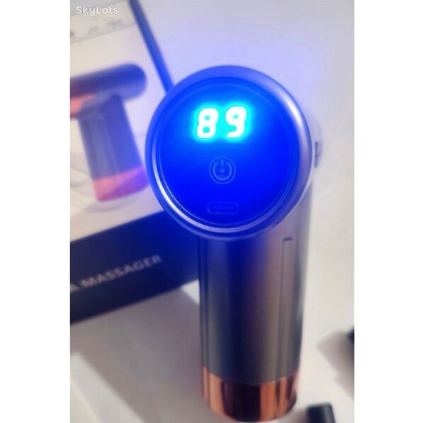 Magnifique Pistolet De Massage Musculaire Sans Fil 4 Têtes