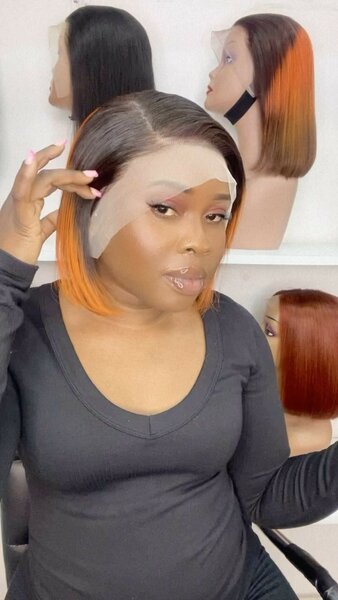 Beautiful and elegant women's wig