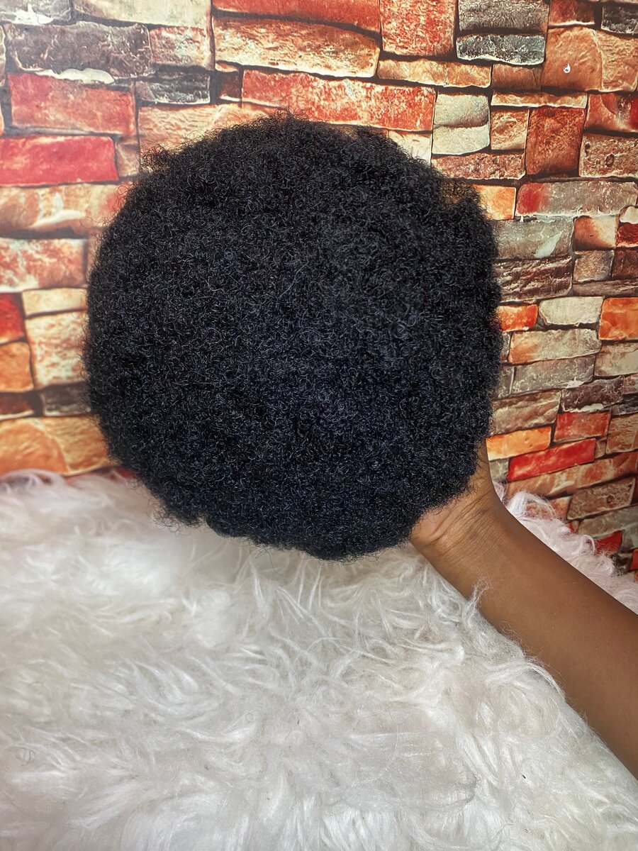 Postiche afro bouffant