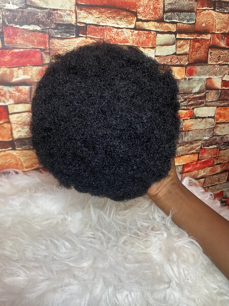 Postiche afro bouffant