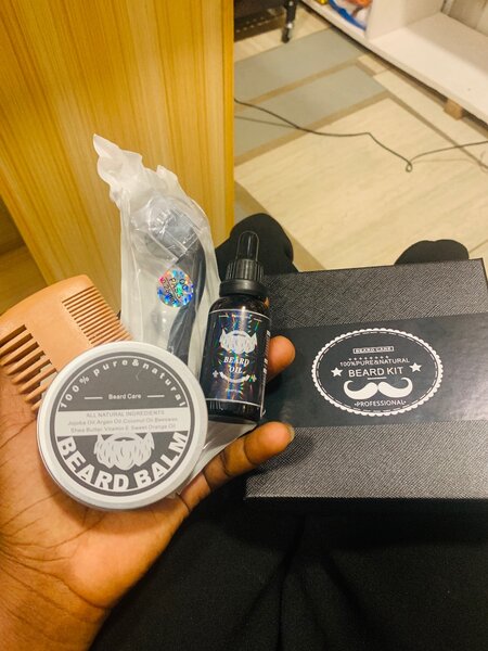 Men beard growth kit