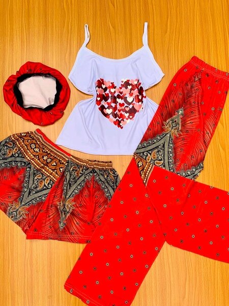 Cotton 4 set pajamas