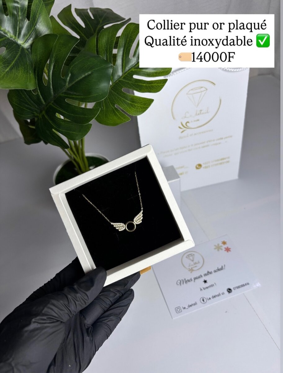 Collier plaqué or 16K