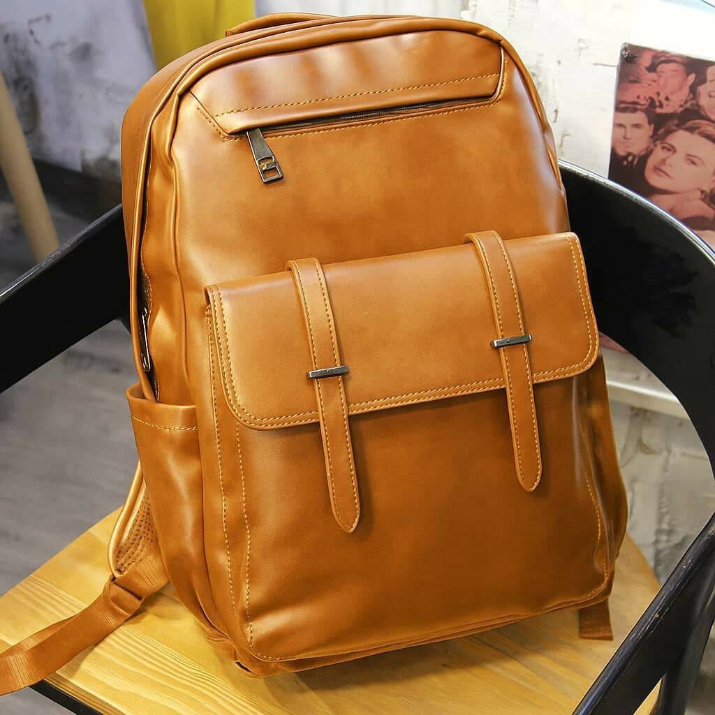 Sac à dos en cuir élégant