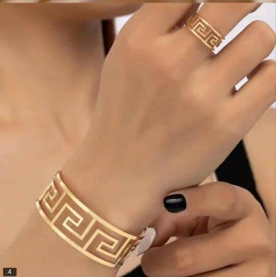 Ensemble Bijoux Manchette et Bague