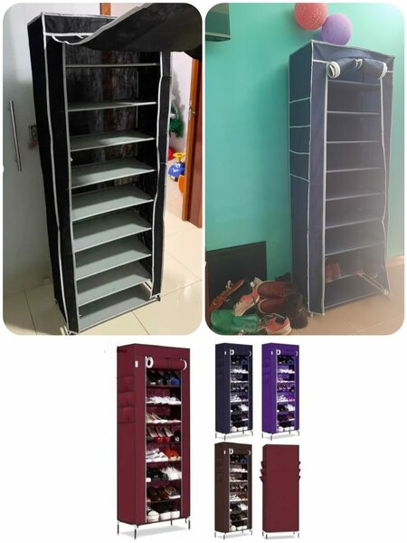 ÉTAGÈRE DE RANGEMENT DE CHAUSSURE 9 NIVEAUX