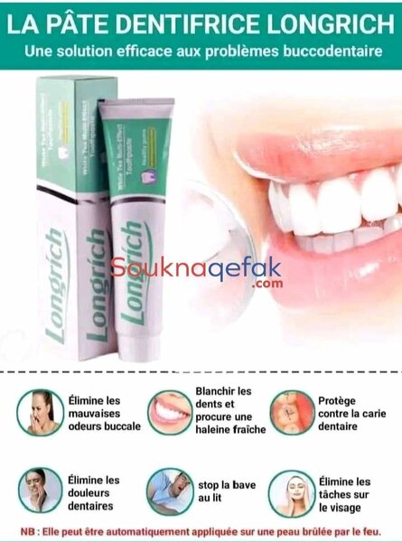 Pâte dentifrice au thé blanc