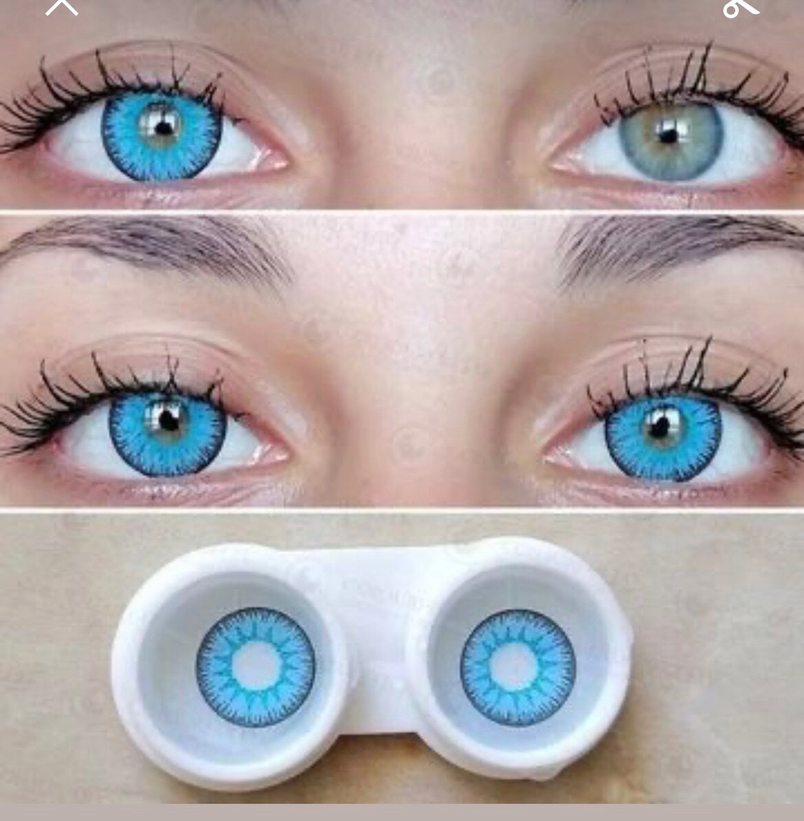 Lentilles de Contact Couleur Bleu