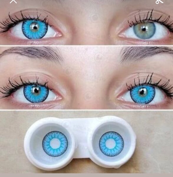 Lentilles de Contact Couleur Bleu
