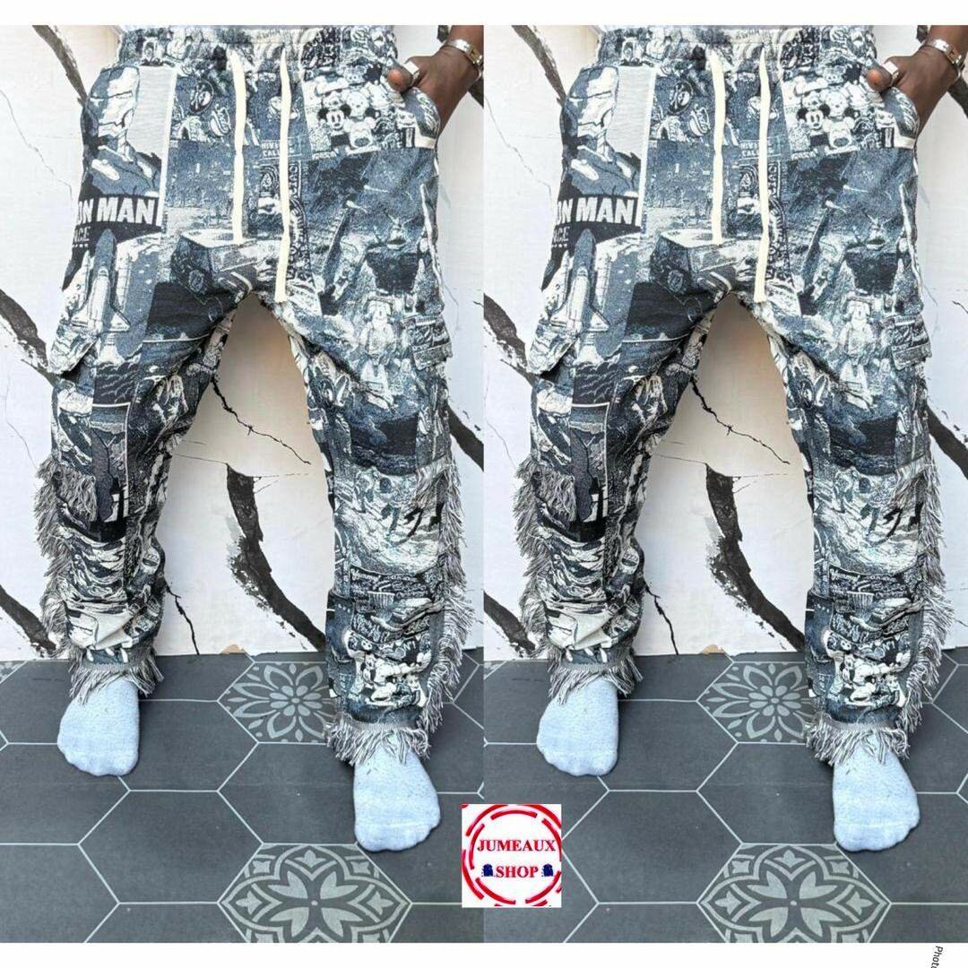 Pantalons graphiques décontractés