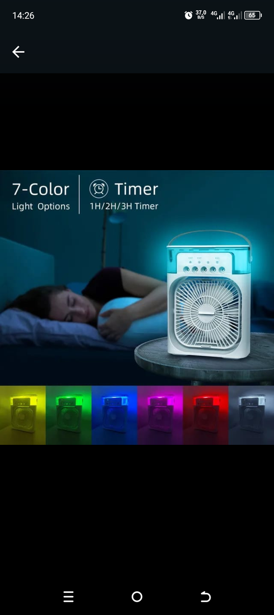 Mini Ventilateur Portable LED