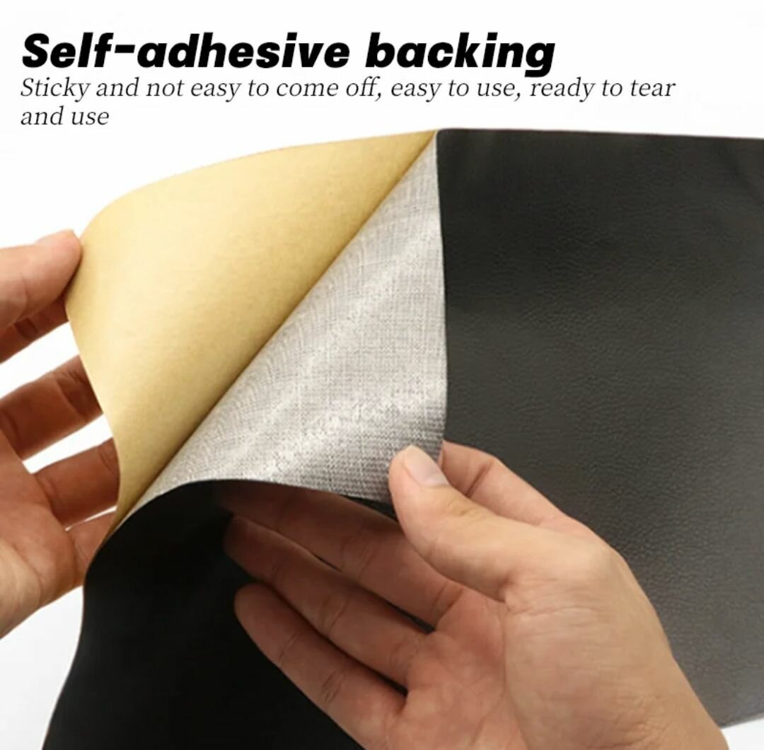 50x50cm black leather Repair Tape