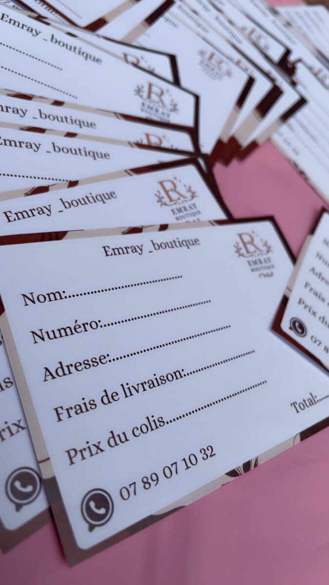 Étiquettes de Livraison Personnalisées