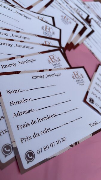 Étiquettes de Livraison Personnalisées