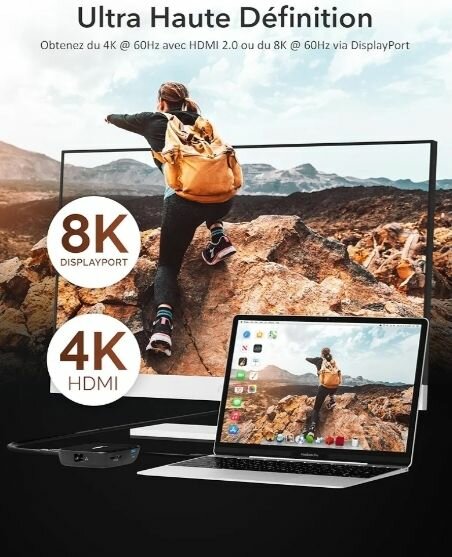 Station Thunderbolt 3 8K USB