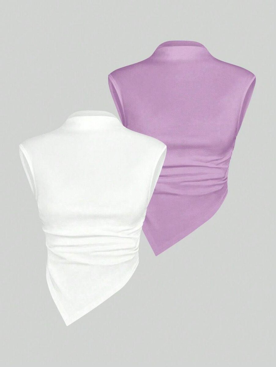 Lot de hauts asymétriques élégants