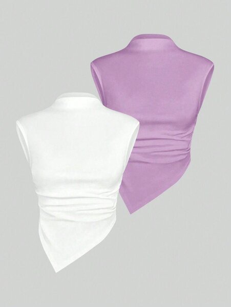 Lot de hauts asymétriques élégants