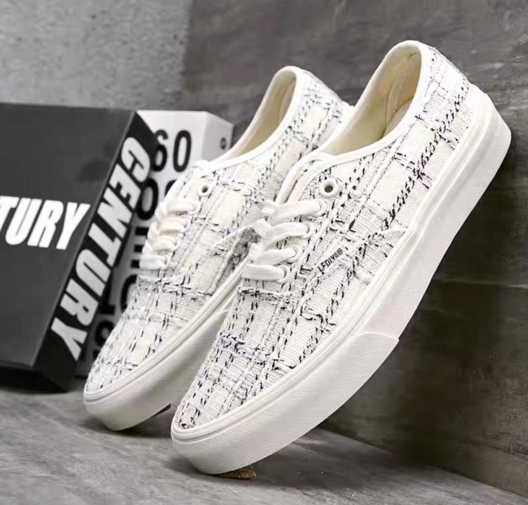 Baskets en Toile à Carreaux