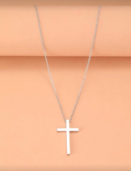 Collier Croix Argent Élégant