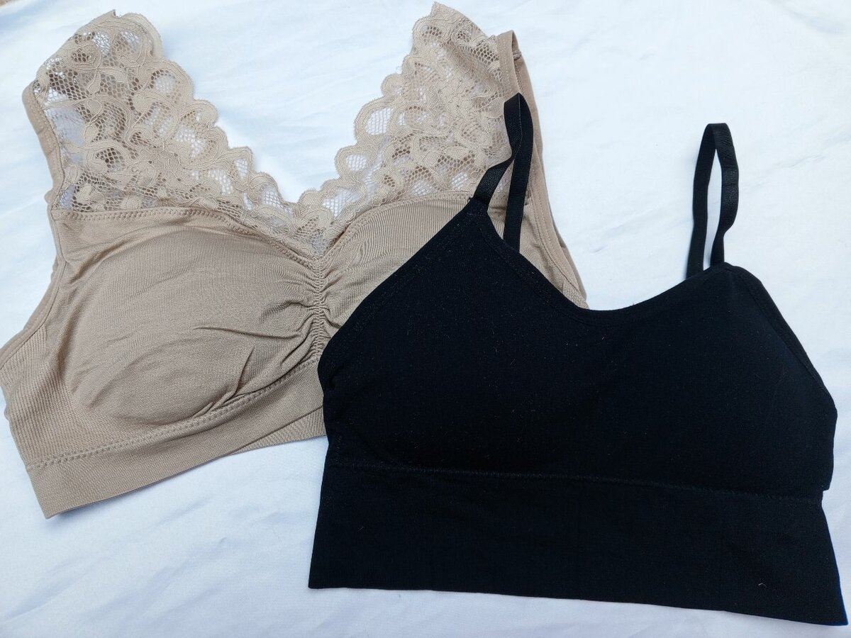 Brassières en coton confortables