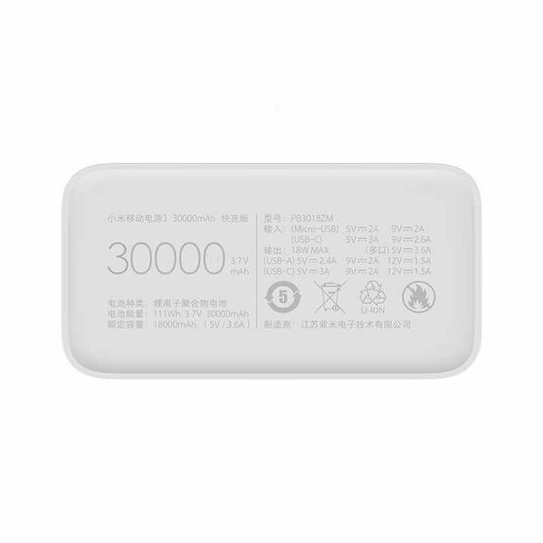 Powerbank Mi 30000mAh