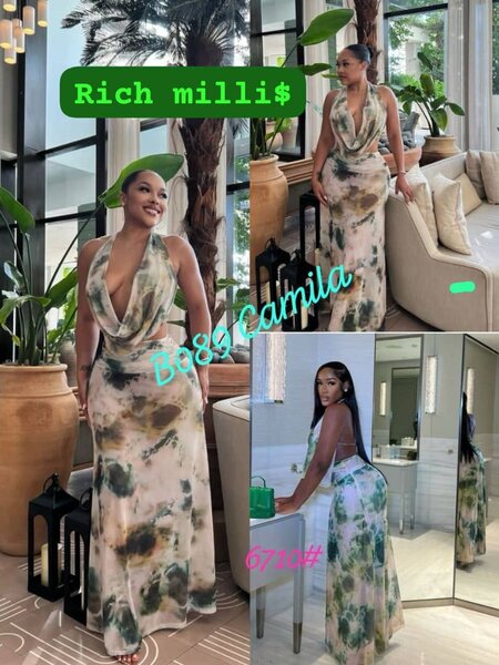 Robe longue florale élégante