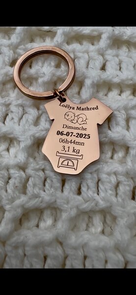 Porte clés de naissance