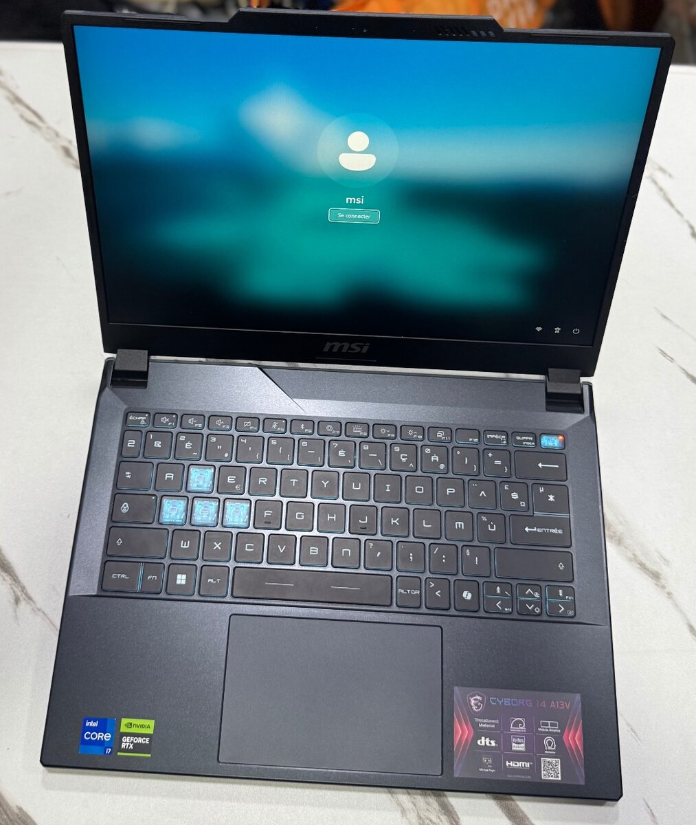 MSI cyborg 14 i7 13th générati