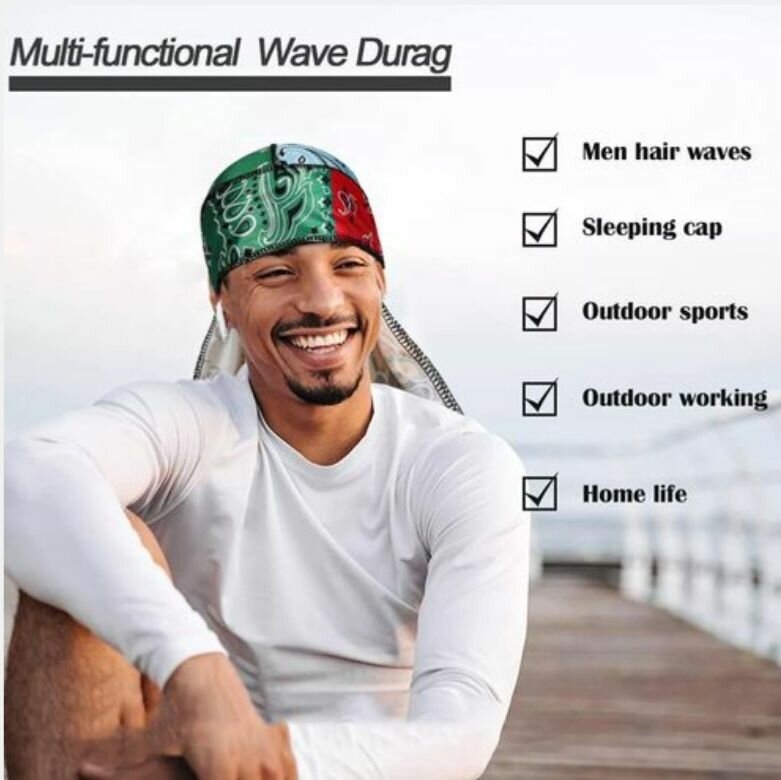 Durag multifonction coloré