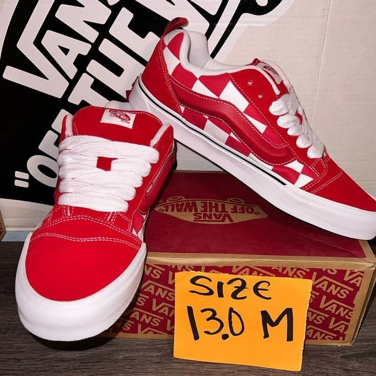 Vans Baskets Rouge Classiques